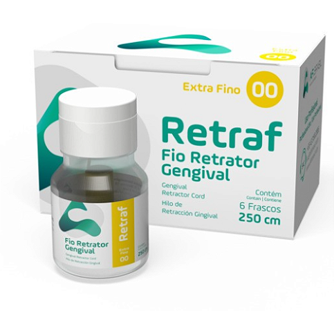 Fio Retrator Retraf 00 Extra Fino - AF do Brasil