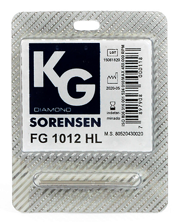 Ponta Diamantada FG 1012HL Esférica - KG Sorensen