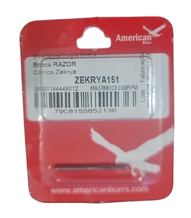 Broca Carbide Cirúrgica FG Zekrya 151 Razor (23mm) - American Burrs