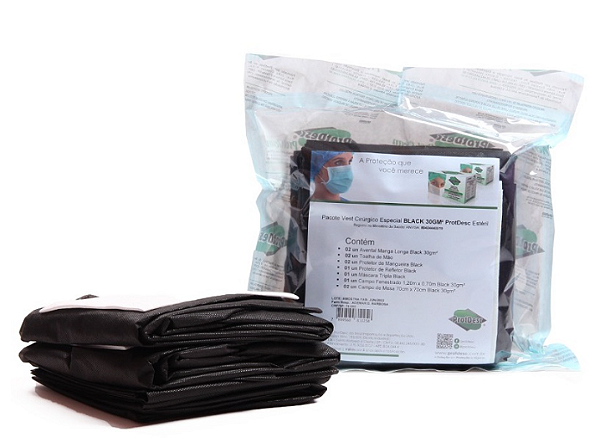 Kit Cirúrgico Especial Estéril Black 30GM - Protdesc