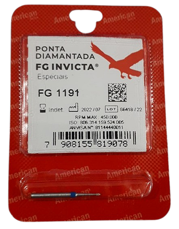 Ponta Diamantada FG 1191 Invicta - American Burrs