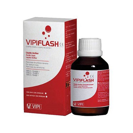 Resina Acrílica Vipi Flash Líquido 500ml - Vipi