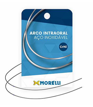 Arco Intraoral Inferior CrNi Redondo .018" - Morelli