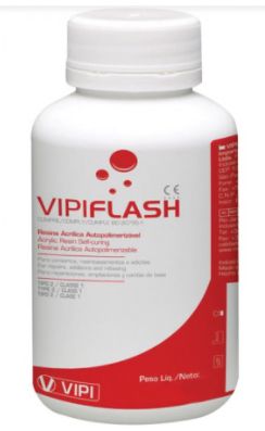 Resina Acrílica Vipi Flash Pó Rosa 450g - Vipi