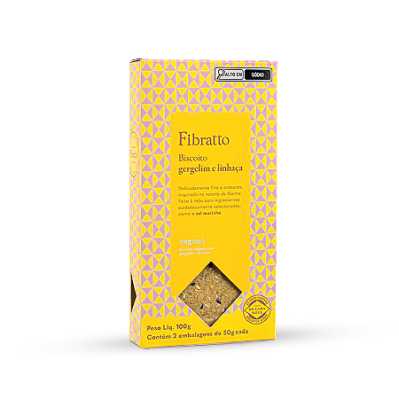Biscoito Gergelim e Linhaça 100g (2 x 50g)