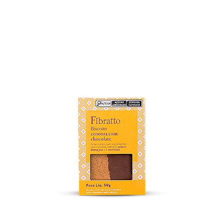 Biscoito Cenoura com Chocolate 50g