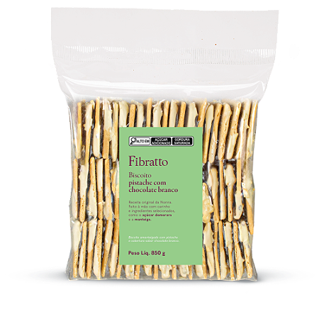Biscoito Pistache com Chocolate Branco 850g