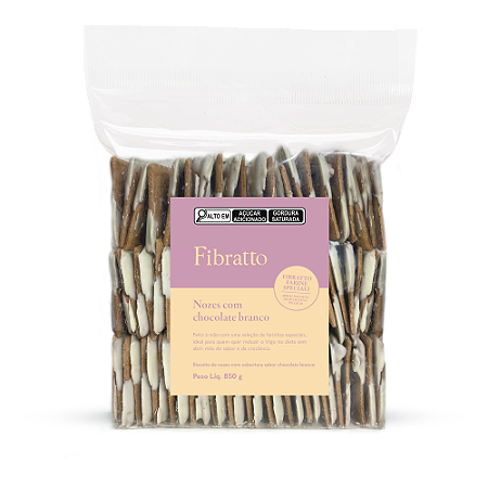 Biscoito Nozes com Chocolate Branco 850g