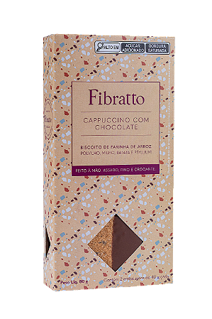 Biscoito Cappuccino com Chocolate 80 g (2 X 40 g)