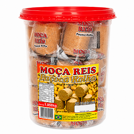 Paçoca Rolha Moça Reis 1,05kg