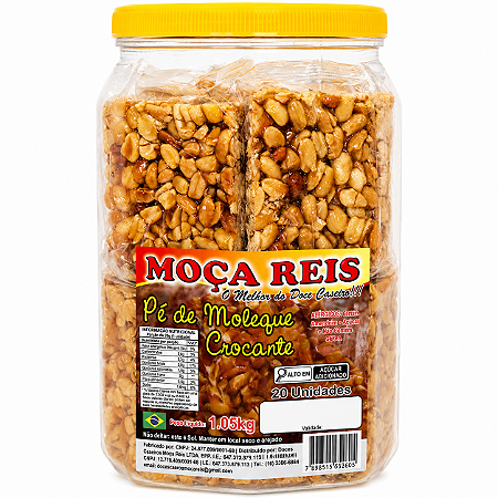 PÉ DE MOLEQUE CROCANTE MOÇA REIS 1,05KG