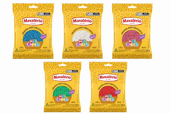 Granulado Crocante Mil Cores Mavalério 120gr