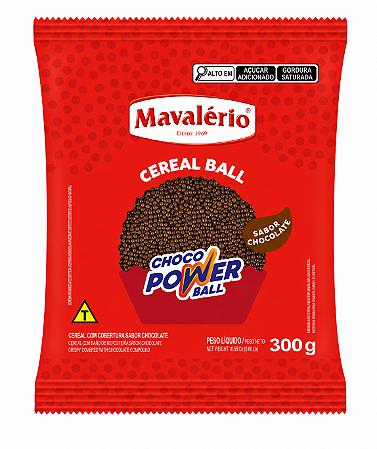 Choco Power Ball Micro Sabor Chocolate Mavalério 300gr