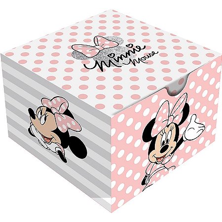 Caixa Para 4 Doces Minnie Mouse Rosa Regina Festas
