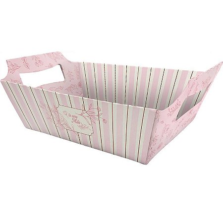 Cesta Rígida Para Presente Mãe Essência Regina Festas