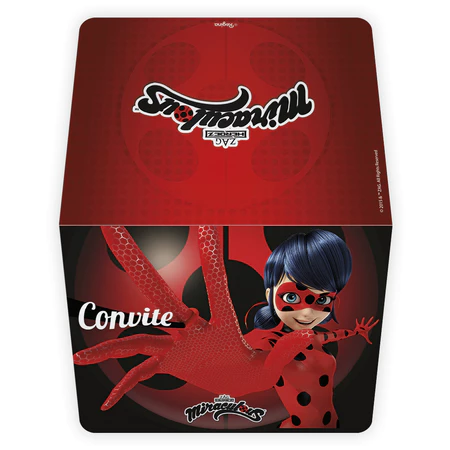 Convite Ladybug Regina Festas