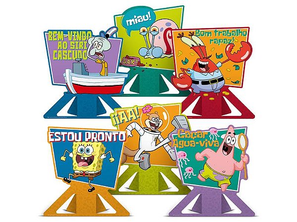 Decoração De Mesa Bob Esponja Regina Festas
