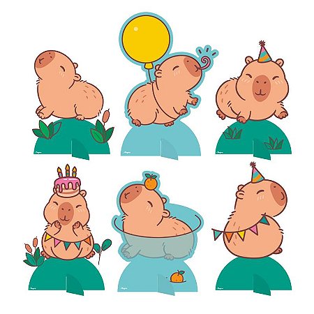 Decoração De Mesa Capivara Regina Festas