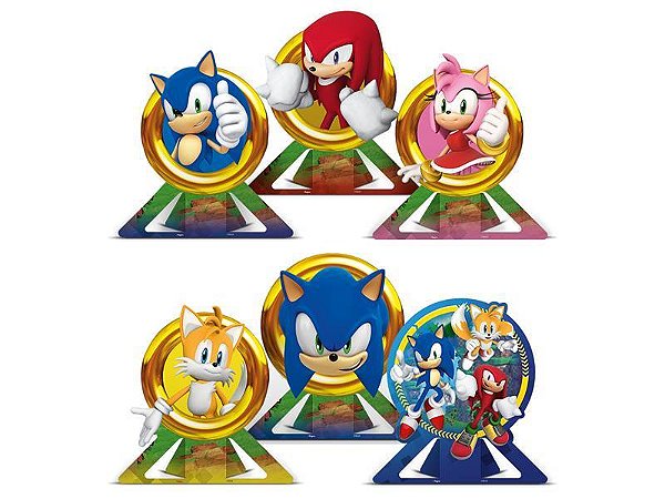 Decoração De Mesa Sonic Regina Festas