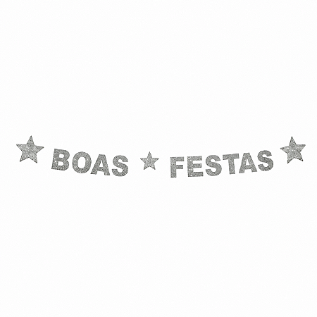 Faixa Decorativa Boas Festas Regina Festas