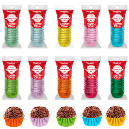 Forminhas Nº6 Colors Regina Festas