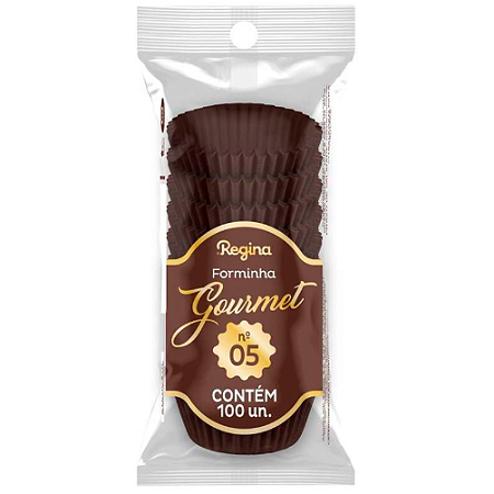 Forminha Nº5 Gourmet Marrom Regina Festas