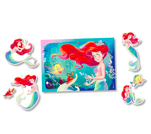 Kit Decorativo Ariel Disney Regina Festas