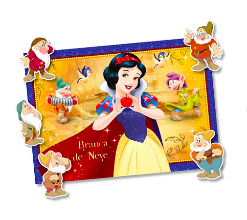 Kit Decorativo Branca De Neve Clássica Regina Festas