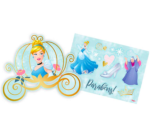 Kit Decorativo Cinderela Clássica Regina Festas