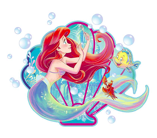 Painel Decorativo 106x88cm Ariel Disney Regina Festas