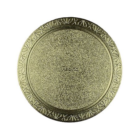Cakeboard Redondo Ouro 26cm Regina Festas