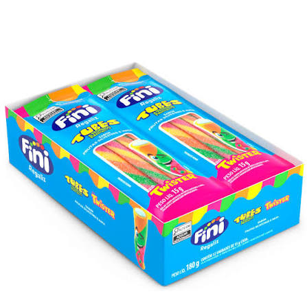 Tubes Twister Azedinho 12x15gr Fini