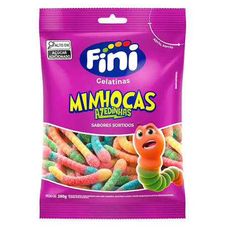 Minhocas Azedinhas 250gr Fini