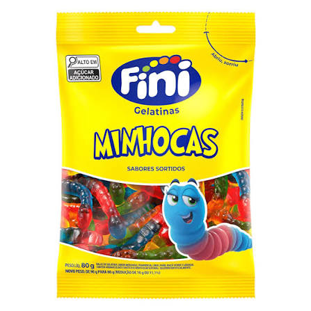 Minhocas 80gr Fini