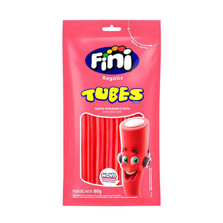 Tubes Morango 80gr Fini