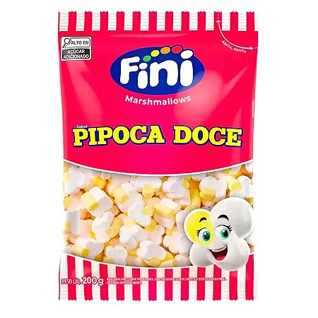 Marshmallow Pipoca Doce 200gr Fini