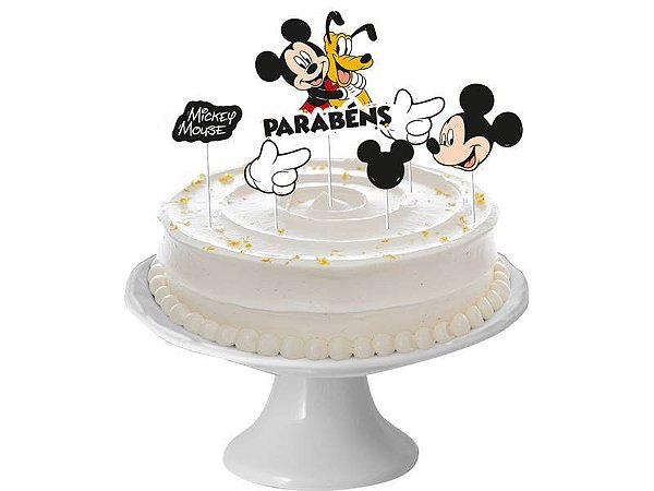 Decoração De Bolo Mickey Mouse Regina Festas