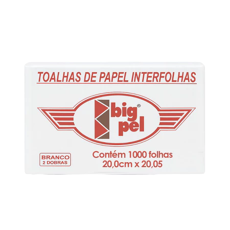 Papel Toalha Interfolhas Branco Big Pel