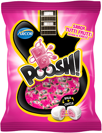 Bala Poosh Tutti Frutti Arcor 500gr