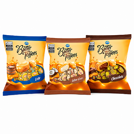Balas Butter Toffees Arcor 90gr
