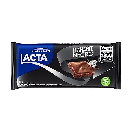 Chocolate Lacta Diamante Negro 80gr