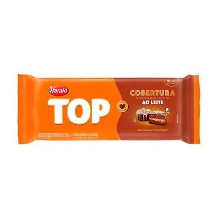 Cobertura TOP Chocolate Ao Leite Em Barra Harald 1,010kg