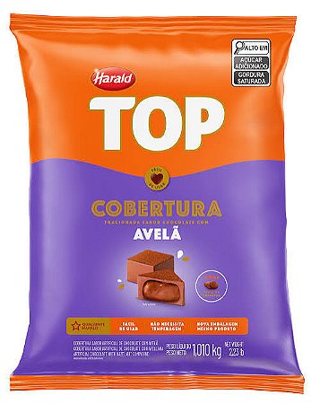 Cobertura TOP Avelã Em Gotas Harald 1,010kg