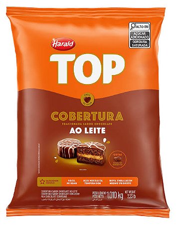 Cobertura TOP Chocolate Ao Leite Em Gotas Harald 1,010kg