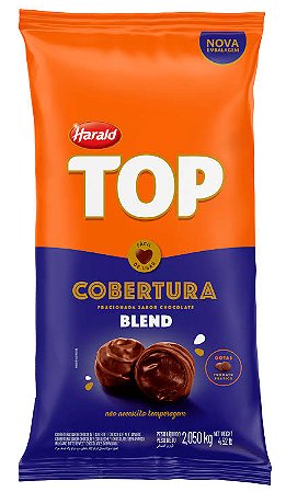 Cobertura TOP Chocolate Blend Em Gotas Harald 2,050kg