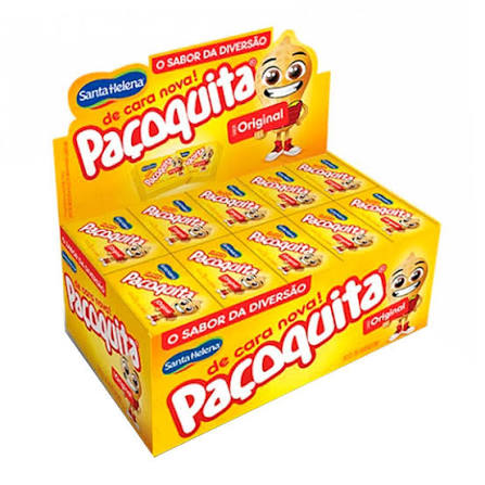 Paçoquita Quadrada Embrulhada Santa Helena 20gr C/50