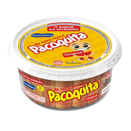 Paçoquita Rolha Desembalada Pote Santa Helena 1,17kg