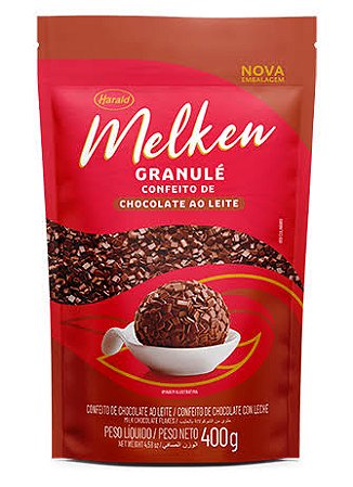 Granulé Melken De Chocolate Ao Leite 400gr