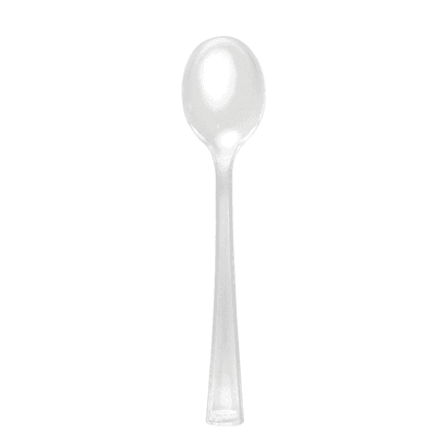 Kit Colher Transparente 13cm BlueStar C/50