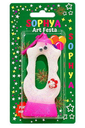 Vela Aniversáro Rosa